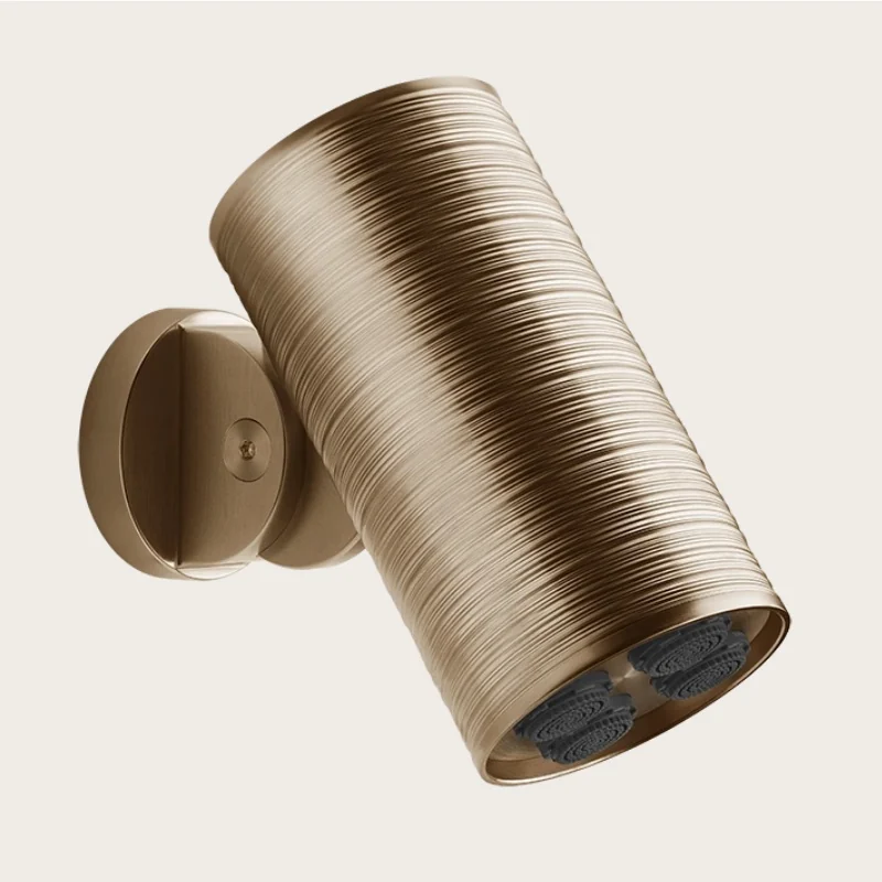 Верхний душ, Gessi, Spotwater Trame, 79*79, цвет-Warm Bronze Brushed PVD
