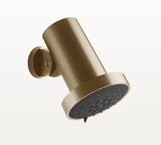 Верхний душ, Gessi, Spotwater Flessa, 135, цвет-Warm Bronze Brushed PVD