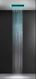 Душевая система, Gessi, Afilo, 300*500, цвет-белый матовый