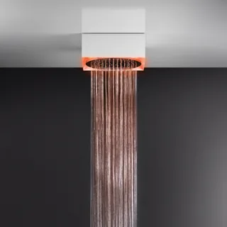 Душевая система, Gessi, Afilo, шг 350*350, цвет-белый матовый