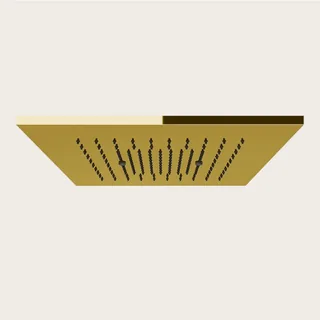 Накладная панель, Gessi, Minimali, для душевой системы, 350*350, цвет-Gold PVD — иконка
