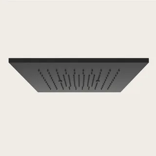 Накладная панель, Gessi, Minimali, для душевой системы, 350*350, цвет-черный матовый