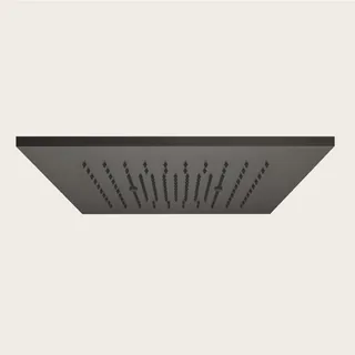 Накладная панель, Gessi, Minimali, для душевой системы, 350*350, цвет-Black Metal Brushed PVD