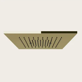 Накладная панель, Gessi, Minimali, для душевой системы, 350*350, цвет-Brass PVD