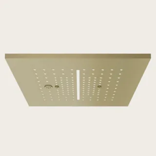 Накладная панель Gessi, Minimali, для многофункциональной душевой системы, 350*350, цвет-Brushed Brass PVD