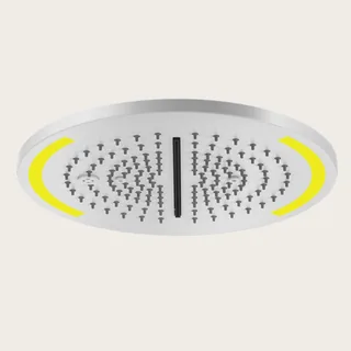 Накладная панель, Gessi, Colour, для многофункциональной душевой системы, 350*350, цвет-белый матовый