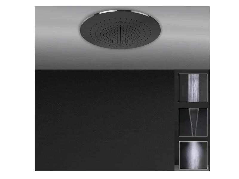 Накладная панель, Gessi, Minimali, для многофункциональной душевой системы, шгв 500*500*12, цвет-Warm Bronze BrushedPVD