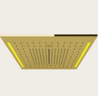 Накладная панель, Gessi, Colour, для многофункциональной душевой системы, 500*500, цвет-Gold PVD