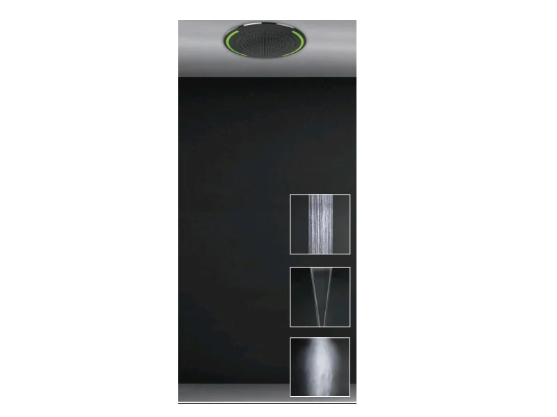 Накладная панель, Gessi, Colour, для многофункциональной душевой системы, шгв 500*500*12, цвет -Brushed Brass PVD