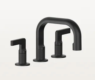 Смеситель для раковины, Gessi, Inciso, на раковину/столешницу, цвет-черный матовый