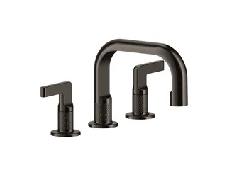 Смеситель для раковины, Gessi, Inciso, цвет-Antique Brass
