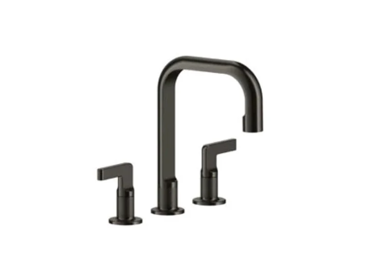 Смеситель для раковины, Gessi, Inciso, цвет-Aged Bronze