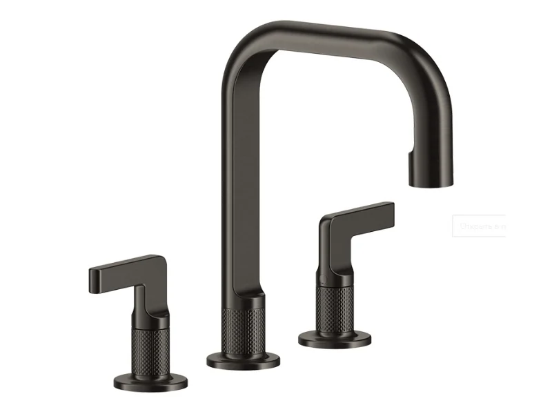 Смеситель для раковины, Gessi, Inciso, цвет-Black XL