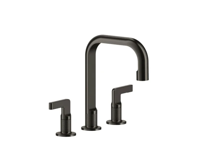 Смеситель для раковины, Gessi, Inciso, цвет-Aged Bronze