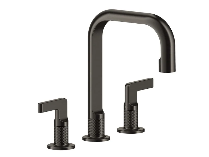 Смеситель для раковины, Gessi, Inciso, цвет-Antique Brass