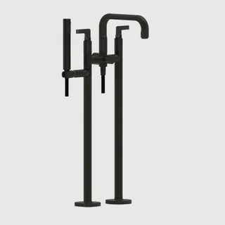 Смеситель для ванны и душа, Gessi, Inciso, напольный, цвет-Aged Bronze
