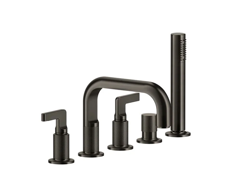 Смеситель для ванны и душа, Gessi, Inciso, цвет-Black XL