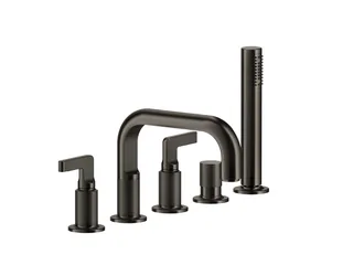 Смеситель для ванны и душа, Gessi, Inciso, цвет-Antique Brass