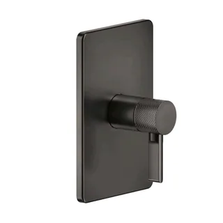 Смеситель для душа, Gessi, Inciso Bath&Shower, на 1 потребитель, цвет-Black Metal Brushed PVD