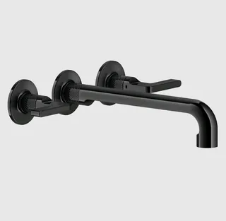 Смеситель для раковины, Gessi, Inciso, цвет-Black Metal PVD