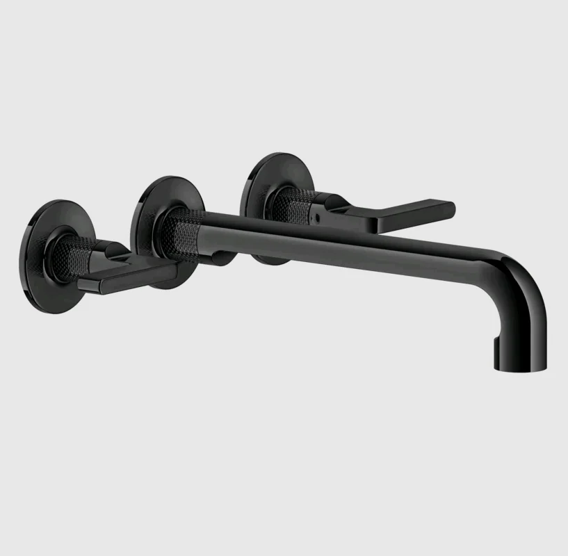 Смеситель для раковины, Gessi, Inciso, цвет-Black Metal PVD