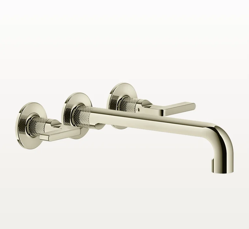 Смеситель для раковины, Gessi, Inciso, цвет-Nickel PVD
