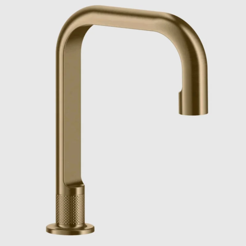 Излив, Gessi, Inciso, цвет-Warm Bronze Brushed PVD