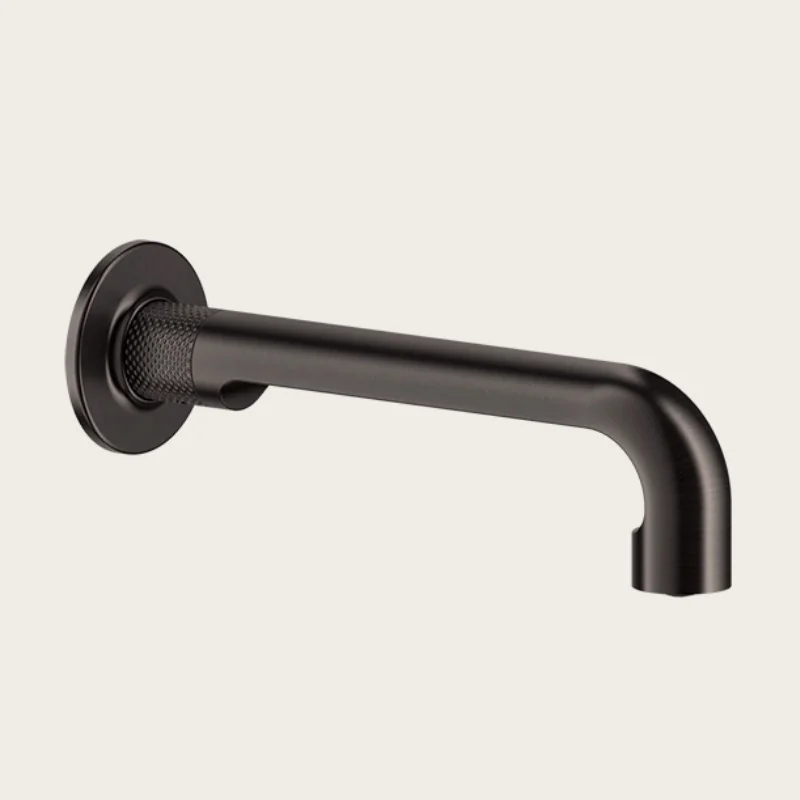 Излив, Gessi, Inciso, для рвковины, цвет-Black Metal Brushed PVD