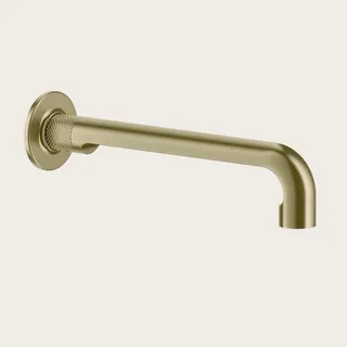 Излив, Gessi, Inciso, цвет-Brushed Brass PVD