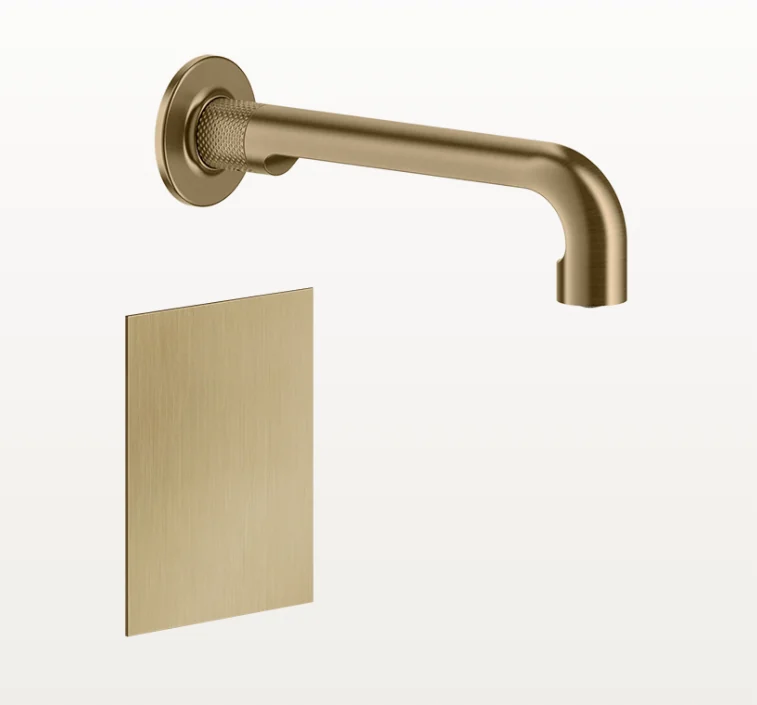 Смеситель для раковины, Gessi, Sensor Taps Inciso, цвет-Warm Bronze Brushed PVD