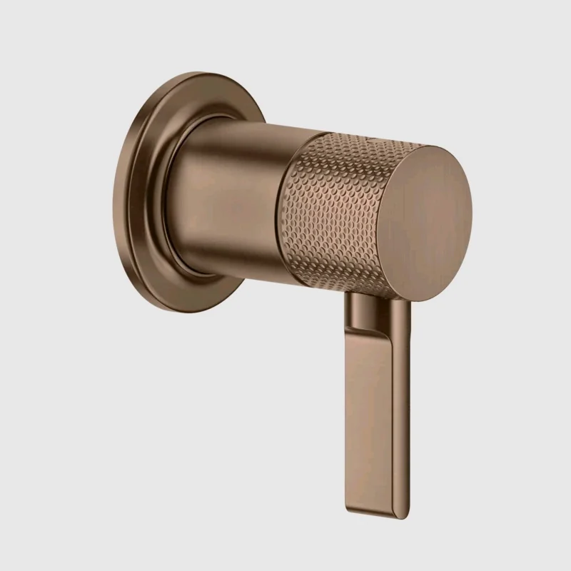 Смеситель для душа, Gessi, Inciso, на 1 потребитель, цвет-Copper Brushed PVD
