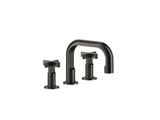 Смеситель для раковины, Gessi, Inciso, цвет-Antique Brass