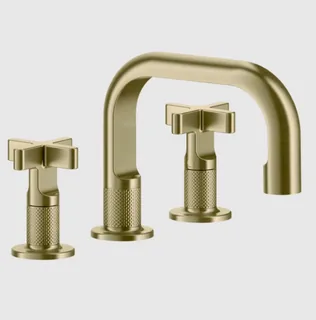 Смеситель для раковины, Gessi, Inciso, цвет-Brushed Brass PVD — иконка