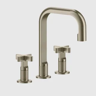 Смеситель для раковины, Gessi, Inciso, цвет-Finox Brushed Nickel — иконка