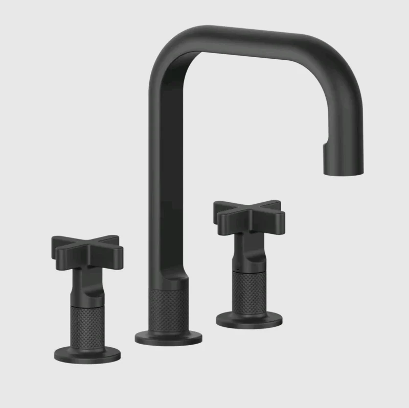 Смеситель для раковины, Gessi, Inciso, цвет-черный матовый