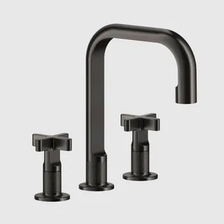 Смеситель для раковины, Gessi, Inciso, цвет-Black Metal Brushed PVD — иконка