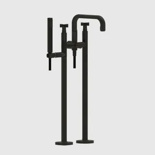 Смеситель для ванны и душа, Gessi, Inciso, напольный, цвет-Aged Bronze