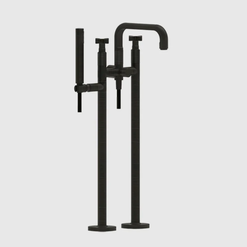 Смеситель для ванны и душа, Gessi, Inciso, напольный, цвет-Aged Bronze