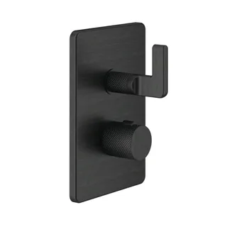 Смеситель для душа, Gessi, Inciso Bath&Shower, на 3 потребителя, цвет-Aged Bronze