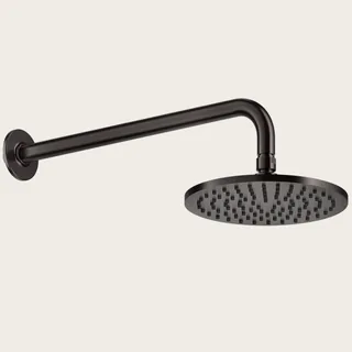 Верхний душ, Gessi, Inciso, 200*200, цвет-Black Metal Brushed PVD