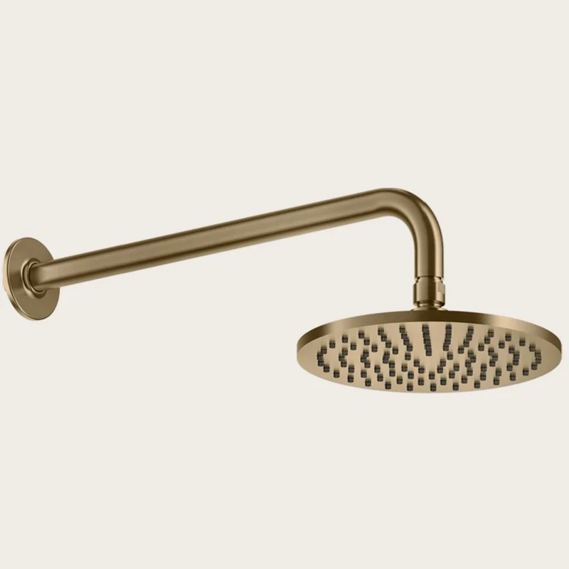 Верхний душ, Gessi, Inciso, 200*200, цвет-Warm Bronze Brushed PVD