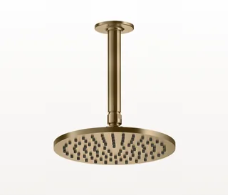 Верхний душ, Gessi, Inciso, 200, цвет-Warm Bronze Brushed PVD