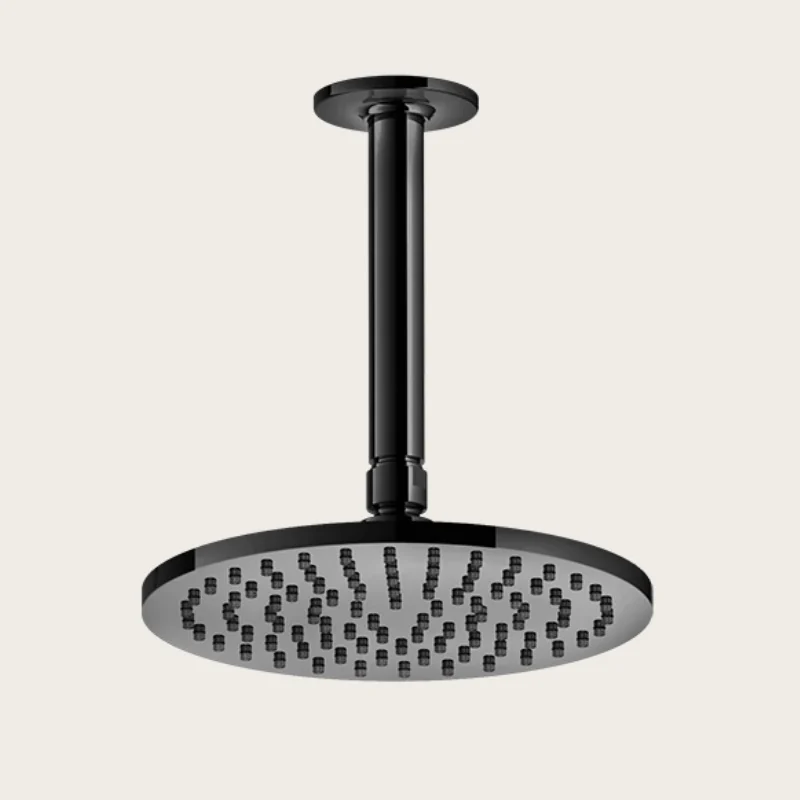 Верхний душ, Gessi, Inciso, 200*200, цвет-Black Metal PVD