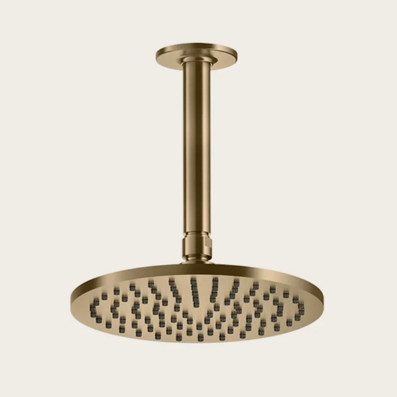 Верхний душ, Gessi, Inciso, 200*200, цвет-Warm Bronze Brushed PVD