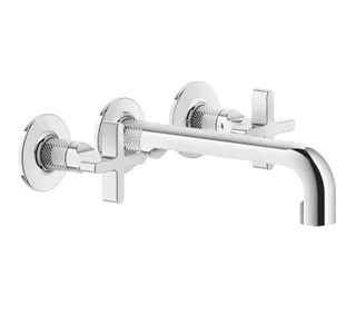 Смеситель для раковины, Gessi, Inciso, цвет-Black Metal PVD