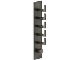 Смеситель для душа, Gessi, Inciso, цвет-Black Metal PVD