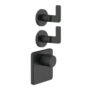 Смеситель для душа, Gessi, Inciso Bath&Shower, на 2 потребителя, цвет-Aged Bronze