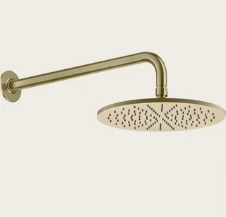 Верхний душ, Gessi, Inciso, 300*300, цвет-Brushed Brass PVD