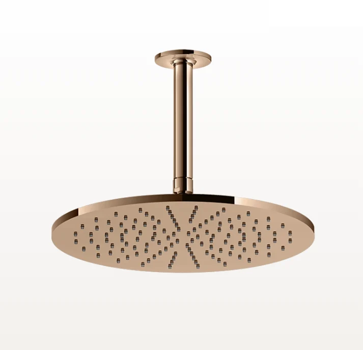 Верхний душ, Gessi, Inciso, 300*300, цвет-Copper PVD