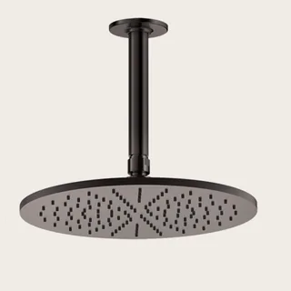 Верхний душ, Gessi, Inciso, 300*300, цвет-Black Metal Brushed PVD